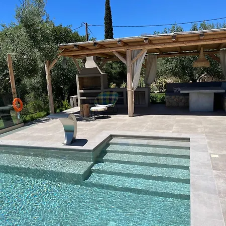 Elaiopetra Kefalonia - Stonehouse Hideaway With Pool - Modern Luxury With Serene Sea And Mountain Views וילה *