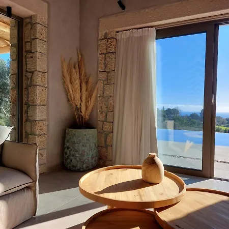 Villa Elaiopetra Kefalonia - Stonehouse Hideaway With Pool - Modern Luxury With Serene Sea And Mountain Views