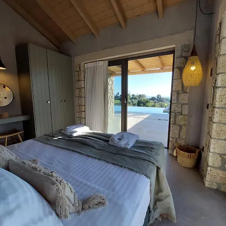 Villa Elaiopetra Kefalonia - Stonehouse Hideaway With Pool - Modern Luxury With Serene Sea And Mountain Views *