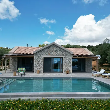 Elaiopetra Kefalonia - Stonehouse Hideaway With Pool - Modern Luxury With Serene Sea And Mountain Views * Metaxáta