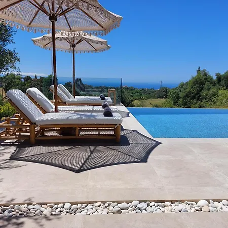 Willa Elaiopetra Kefalonia - Stonehouse Hideaway With Pool - Modern Luxury With Serene Sea And Mountain Views